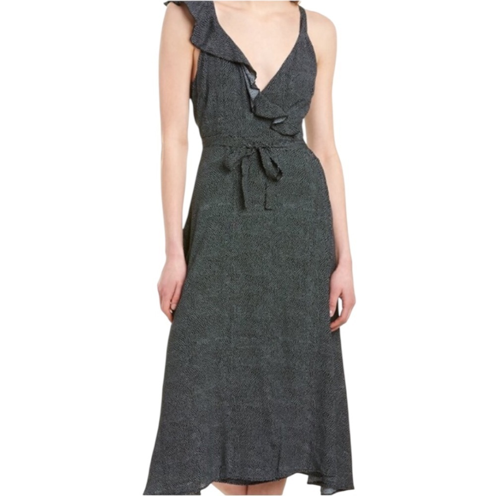 NWT ROLLA'S Women’s Black Ruffle Diana Dress